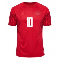 Fotballdrakt Herre Danmark Christian Eriksen #10 Hjemmedrakt VM 2022 Kortermet